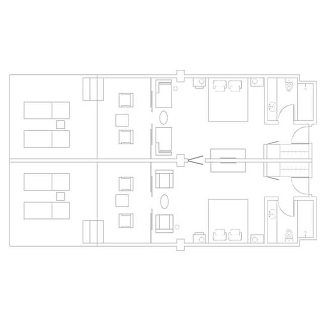 Connecting Terrace Sea View	Floor Plan